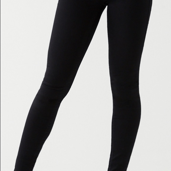 Original HALLE Mid Rise Super Skinny Black Jeans - Picture 3 of 5